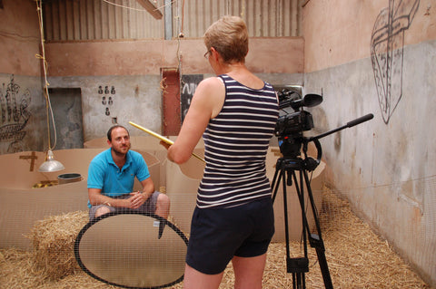 Filming a 'practical goose guide' for the Smallholder Series