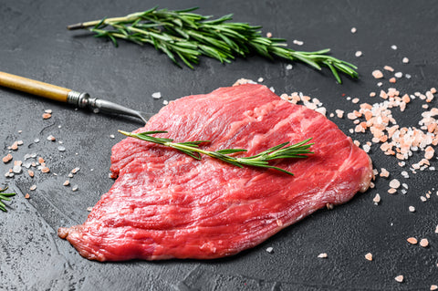 Organic 100% grass-fed beef flat iron steak